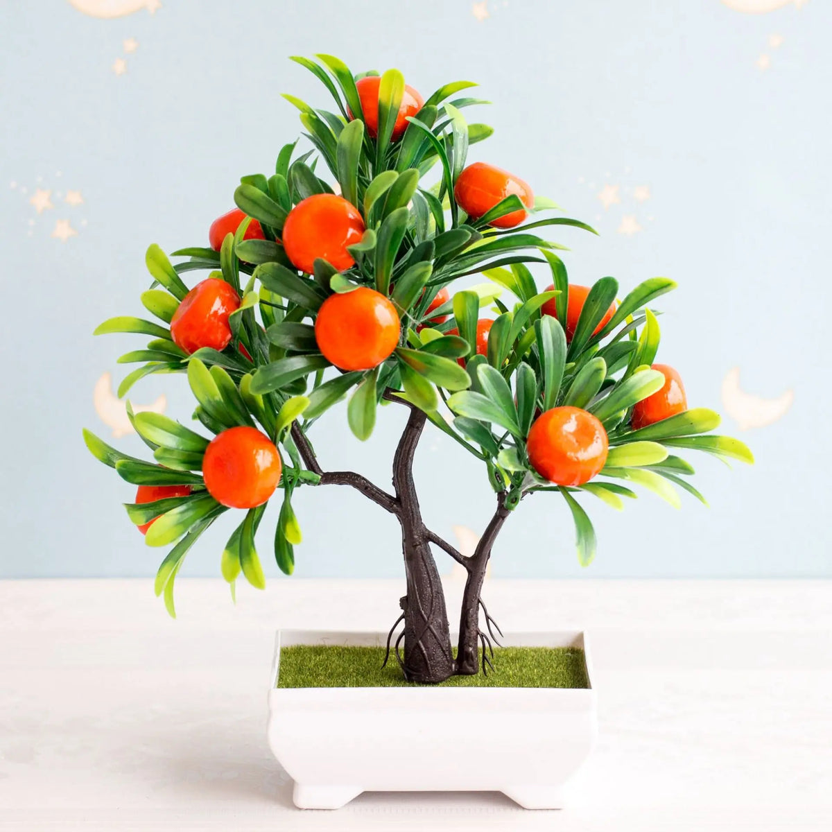 Bonsaï Artificiel en Pot – Plante Décorative avec Fleurs, Mini-Arbre pour Décoration de Table, Maison, Bureau, Hôtel et Jardin