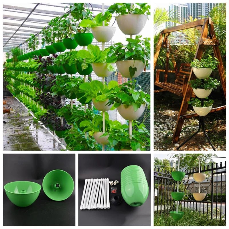 MultilayerHangingFlowerpot™ - Vert - Espace Jardin Urbain