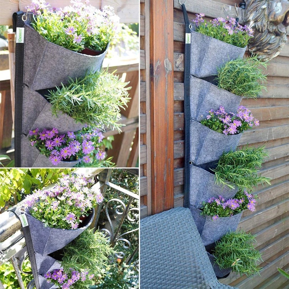 PocketVerticalPlantingBag™ - Gris - Espace Jardin Urbain