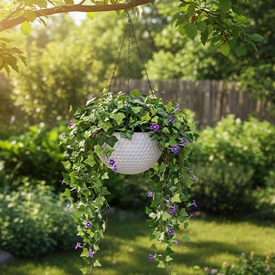 Pot de fleur suspendu 