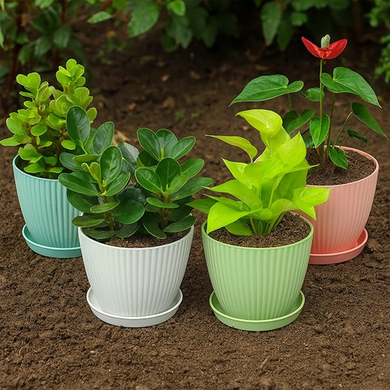 Pots de fleurs
