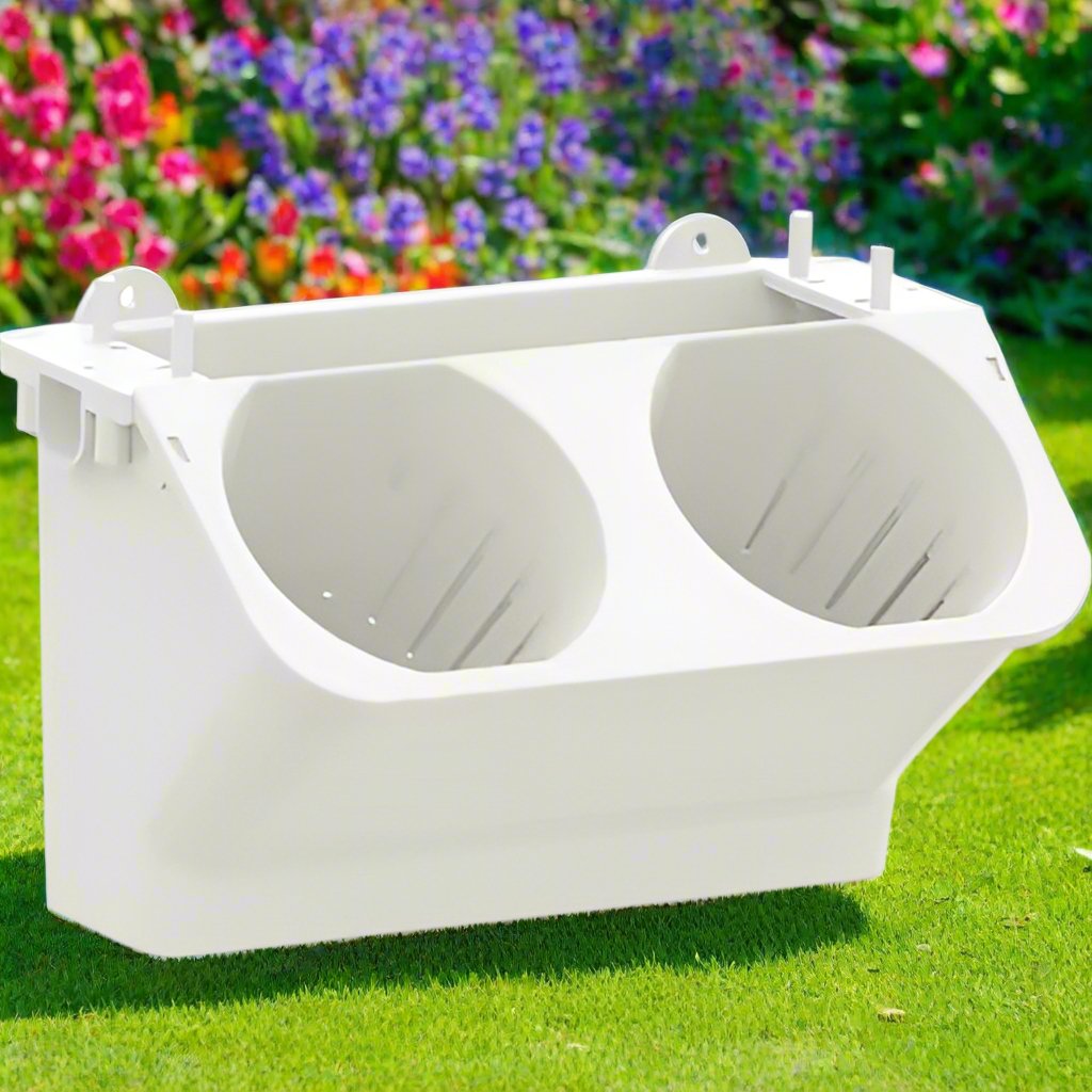 SelfWateringFlowerPot™ - Blanc - Espace Jardin Urbain