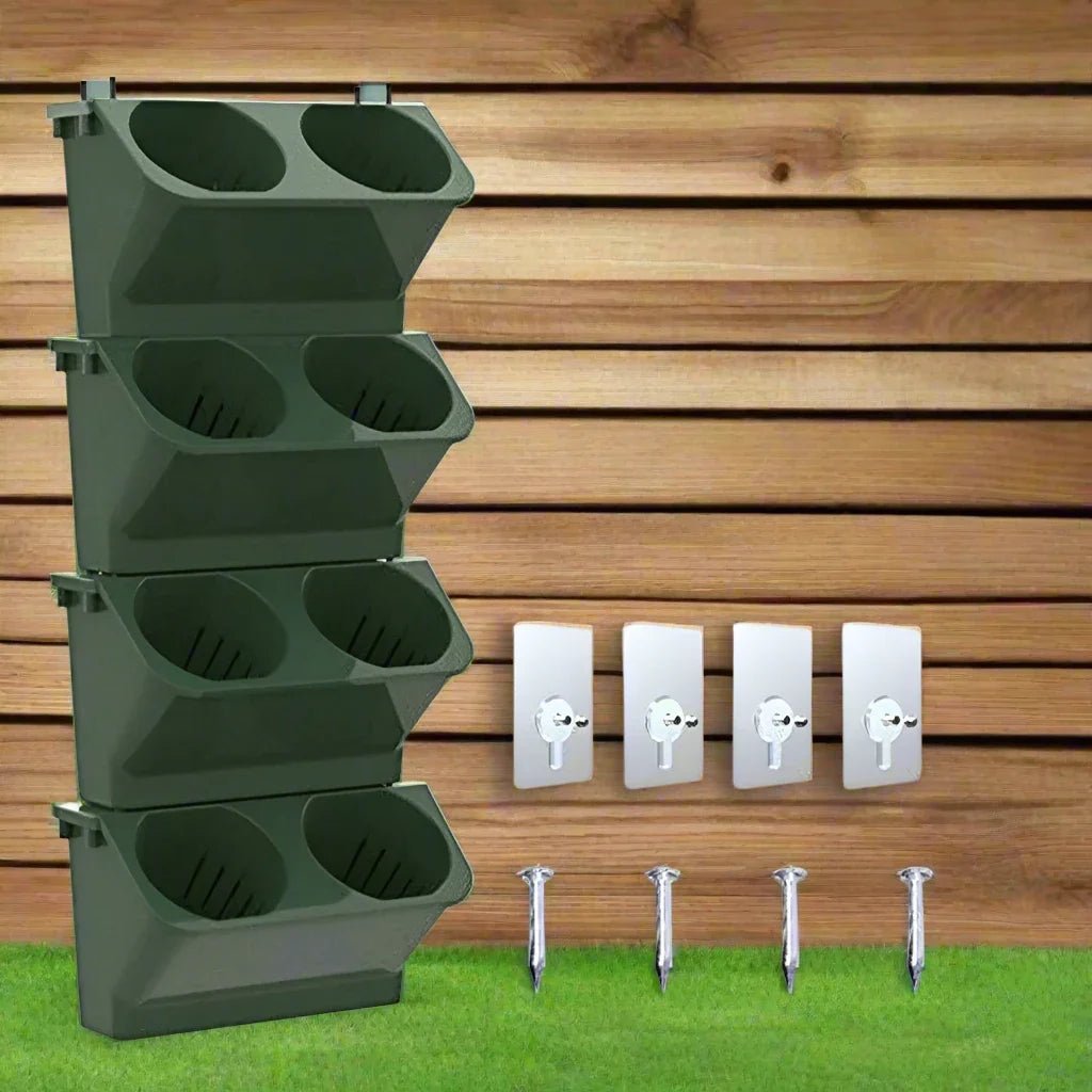 SelfWateringFlowerPot™ - Vert Militaire - Espace Jardin Urbain