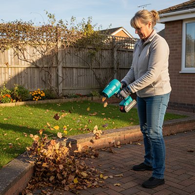 Souffleur de feuilles sur batterie